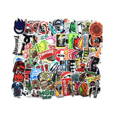 Cool Skateboard Brand Stickers Pack